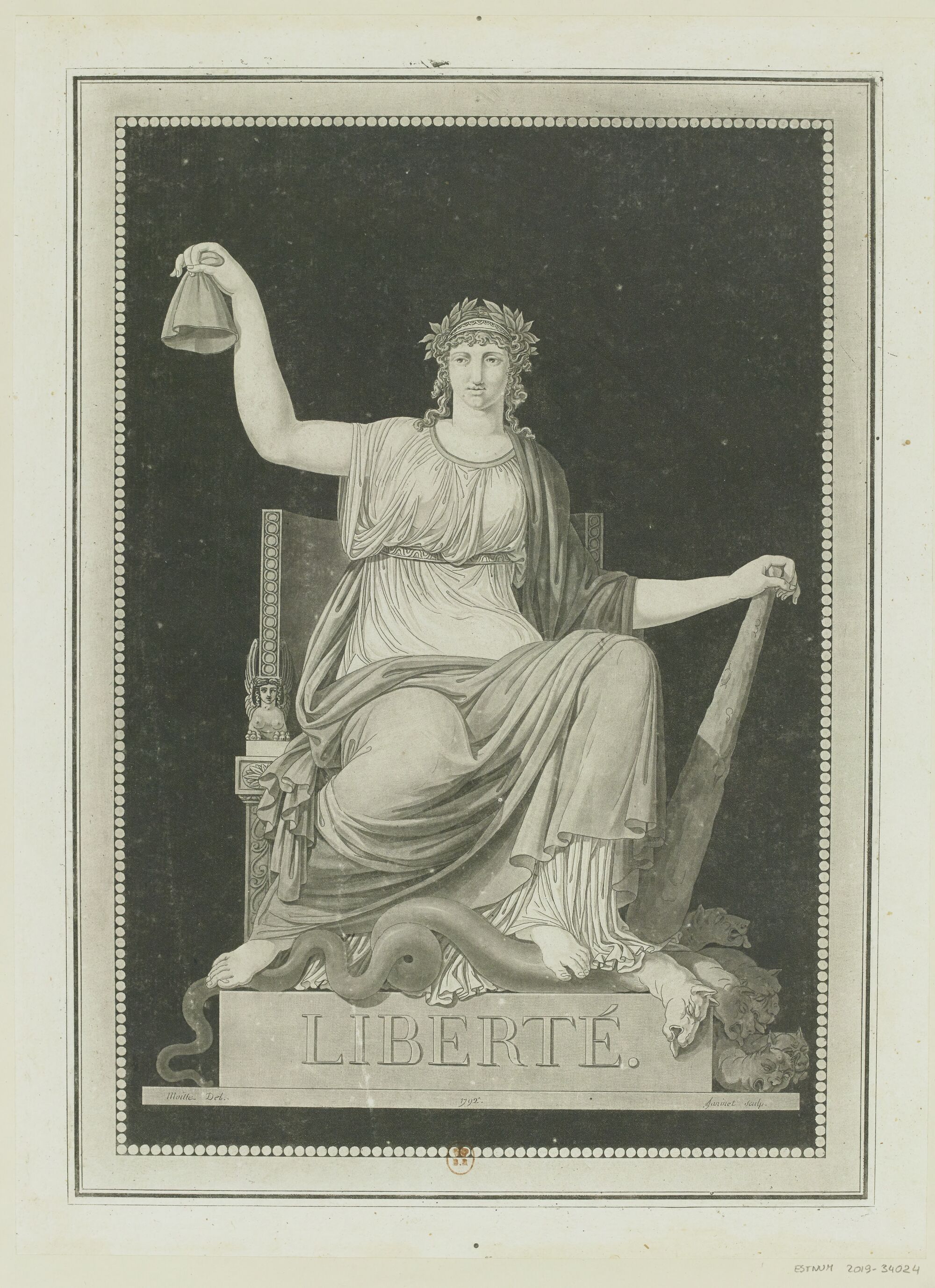 Moitte, Liberdade, 1792